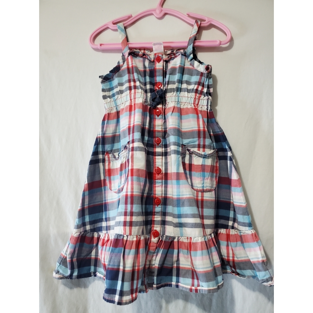 Oshkosh Holiday plaid dress size 2t